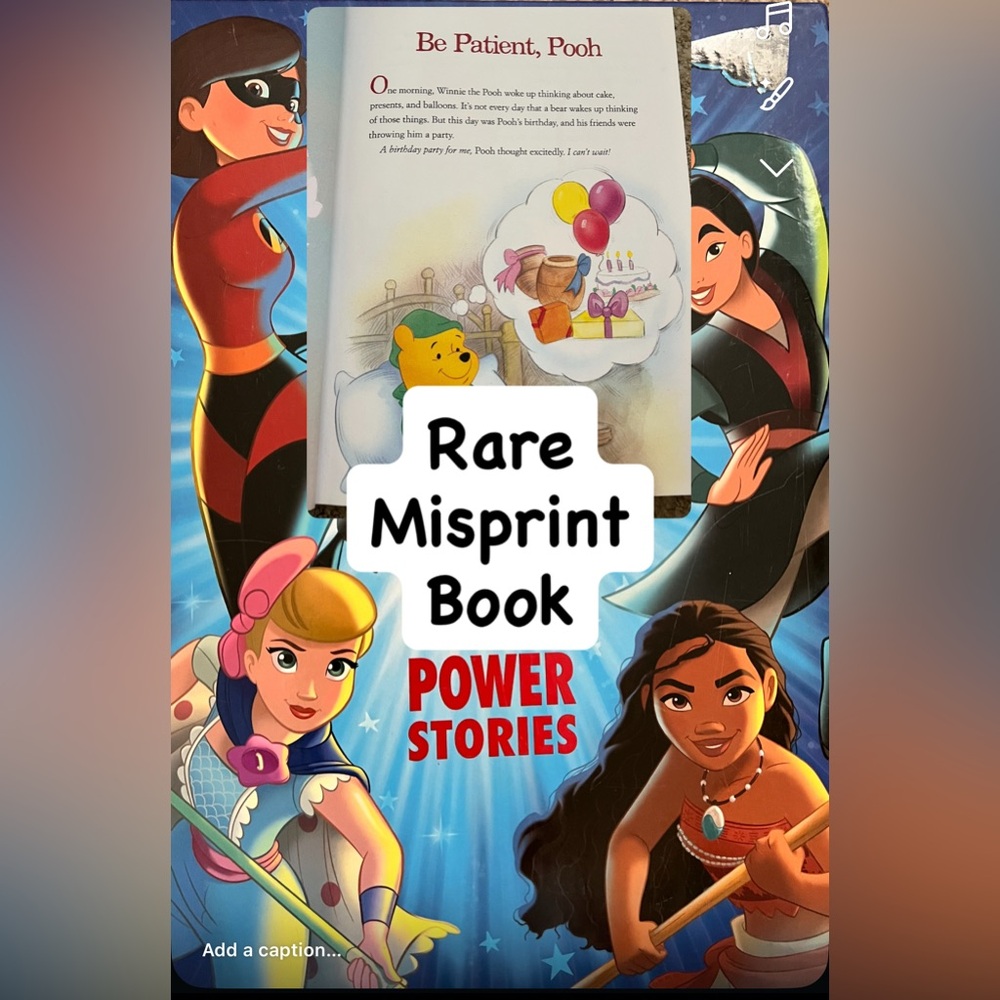 Misprint cover book
